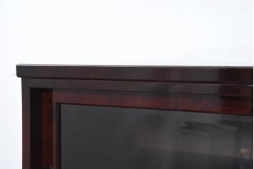 中古　新古品　未使用　展示品　二本松工藝館　田中家具　和の趣を感じる民芸飾り棚(サイドボード、サイドキャビネット、収納棚、戸棚)(定価約88万円)(R-081198)