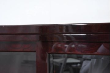 中古　新古品　未使用　展示品　二本松工藝館　田中家具　和の趣を感じる民芸飾り棚(サイドボード、サイドキャビネット、収納棚、戸棚)(定価約88万円)(R-081198)