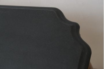 中古　最高級!!　イタリア輸入家具　天板黒御影石　マホガニー材　真鍮(しんちゅう)製　上質さが感じられる凝った造り込みが魅力的なデスク(平机、ワークデスク、在宅用、在宅ワーク用)(定価約120万円)(R-081204)