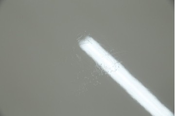 中古　Harrods購入　イギリス高級家具　FRATO(フラト)　DIDOT(ディドー)　フェイクレザー(人口皮革)　幾何学的なデザインが魅力的なサイドボード 定価約120万円　 (R-081206)