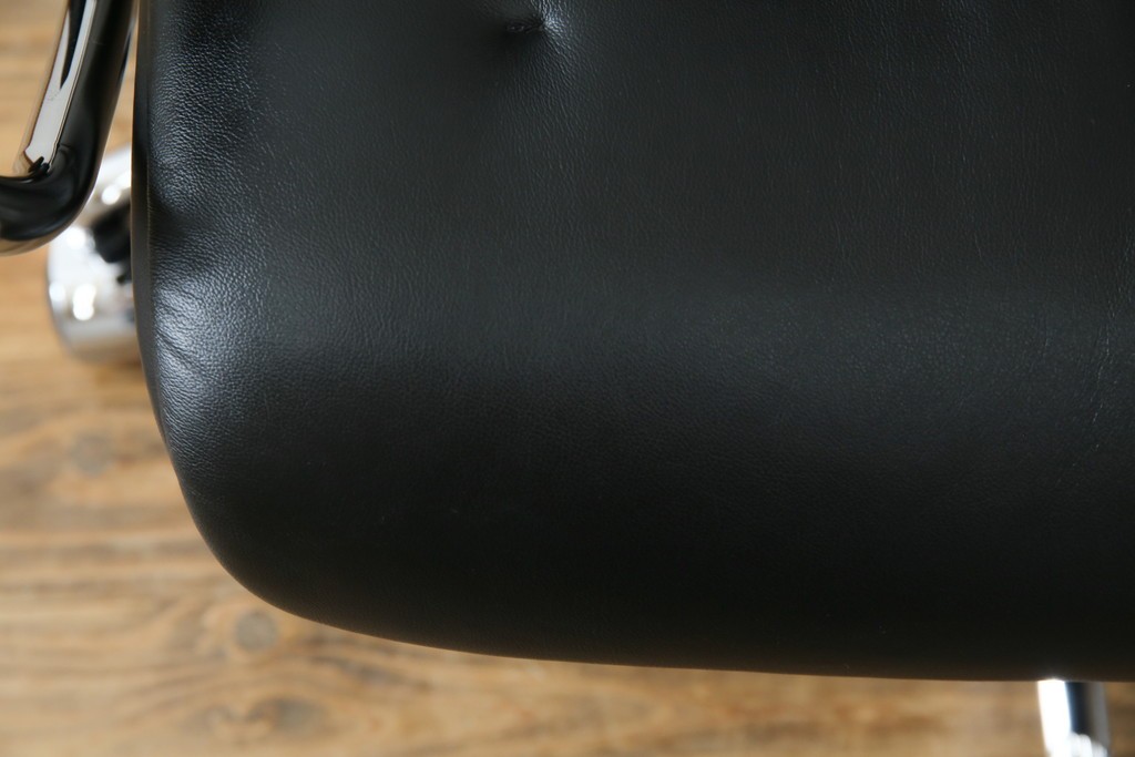 中古　ノルウェー　EKORNES(エコーネス)社　本革　Stressless Metro Office (ストレスレス メトロ オフィス)　インダストリアルな高級デスクチェア　定価約31万円　(R-081207)