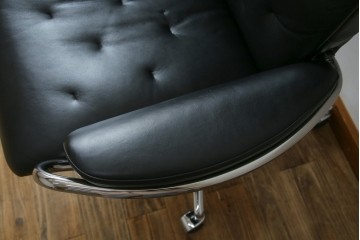 中古　ノルウェー　EKORNES(エコーネス)社　本革　Stressless Metro Office (ストレスレス メトロ オフィス)　インダストリアルな高級デスクチェア　定価約31万円　(R-081207)