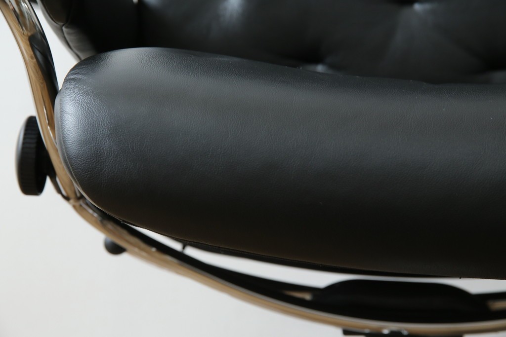 中古　ノルウェー　EKORNES(エコーネス)社　本革　Stressless Metro Office (ストレスレス メトロ オフィス)　インダストリアルな高級デスクチェア　定価約31万円　(R-081207)