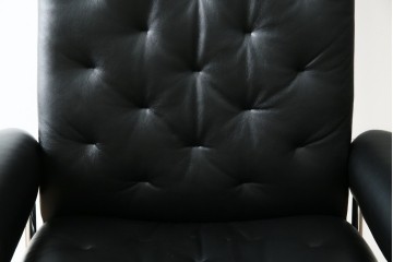 中古　ノルウェー　EKORNES(エコーネス)社　本革　Stressless Metro Office (ストレスレス メトロ オフィス)　インダストリアルな高級デスクチェア　定価約31万円　(R-081207)