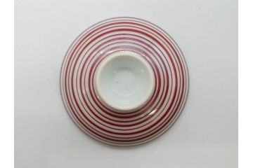 酒井田柿右衛門　肥前国南川原　染錦　二重渦福　丸形　約10cm　3.1寸　匠の技が光る珍味入5客セット(蓋付き器、裏印、小物入れ、香合、蓋物、菓子鉢、茶壷、共箱付き、和食器、陶器、三寸一分)(R-081209)