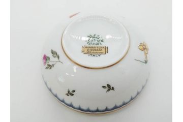 イタリア　Richard Ginori(リチャードジノリ)　イタリアンフルーツ　ベッキオフルーツ　ボンジョルノ　プルーン　チェリー　食卓に彩を添えるジノリ9点セット(花、フラワー、果物、チョコレートカップ&ソーサー、S&C、皿、バタープレート、ボンボニエール、デミタス、金彩)(R-081211)