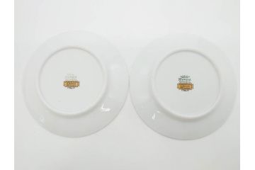 イタリア　Richard Ginori(リチャードジノリ)　イタリアンフルーツ　ベッキオフルーツ　ボンジョルノ　プルーン　チェリー　食卓に彩を添えるジノリ9点セット(花、フラワー、果物、チョコレートカップ&ソーサー、S&C、皿、バタープレート、ボンボニエール、デミタス、金彩)(R-081211)