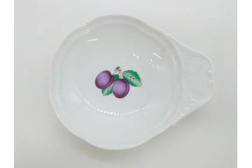 イタリア　Richard Ginori(リチャードジノリ)　イタリアンフルーツ　ベッキオフルーツ　ボンジョルノ　プルーン　チェリー　食卓に彩を添えるジノリ9点セット(花、フラワー、果物、チョコレートカップ&ソーサー、S&C、皿、バタープレート、ボンボニエール、デミタス、金彩)(R-081211)