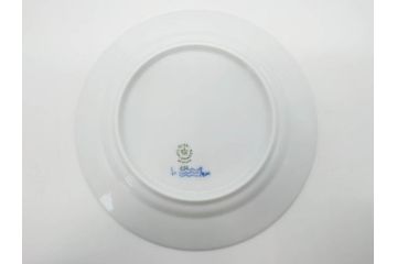 デンマーク　ROYAL COPENHAGEN(ロイヤルコペンハーゲン)　ブルーフルーテッド ハーフレース　(大)約25cm　(小)約19cm　繊細な絵付けが可愛らしいプレート3枚セット(大皿、中皿、洋食器、北欧)(R-081212)