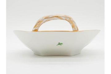 ドイツ　Dresden(ドレスデン)　カール・ティーメ工房　金彩　透かし　花柄　リーフプレート　デミタスカップ&ソーサー　煌びやかで麗しいプレート2枚&C&Sセット(フラワー、ディッシュ、中皿、変形皿、洋食器)(R-081213)