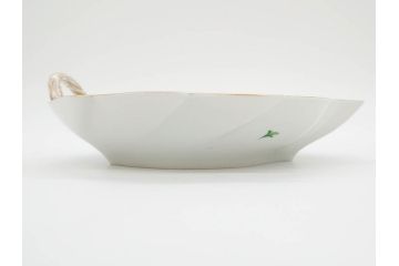 ドイツ　Dresden(ドレスデン)　カール・ティーメ工房　金彩　透かし　花柄　リーフプレート　デミタスカップ&ソーサー　煌びやかで麗しいプレート2枚&C&Sセット(フラワー、ディッシュ、中皿、変形皿、洋食器)(R-081213)
