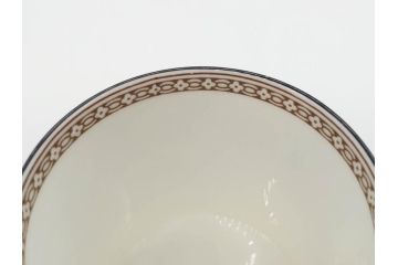 イギリス　WEDGWOOD(ウェッジウッド)　FLORENTINE TURQUOISE(フロレンティーン ターコイズ)　重厚感ある佇まいのコーヒーカップ&ソーサー4客セット(グロテスク文様、フルーツ、果物、C&S、洋食器、英国)(R-081216)