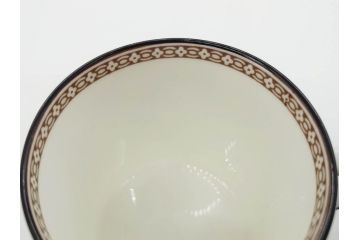 イギリス　WEDGWOOD(ウェッジウッド)　FLORENTINE TURQUOISE(フロレンティーン ターコイズ)　優雅な時間を演出するコーヒーカップ&ソーサー3客セット(グロテスク文様、フルーツ、果物、洋食器、英国)(R-081217)