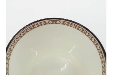 イギリス　WEDGWOOD(ウェッジウッド)　FLORENTINE TURQUOISE(フロレンティーン ターコイズ)　優雅な時間を演出するコーヒーカップ&ソーサー3客セット(グロテスク文様、フルーツ、果物、洋食器、英国)(R-081217)