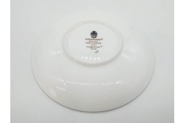 イギリス　WEDGWOOD(ウェッジウッド)　FLORENTINE TURQUOISE(フロレンティーン ターコイズ)　優雅な時間を演出するコーヒーカップ&ソーサー3客セット(グロテスク文様、フルーツ、果物、洋食器、英国)(R-081217)