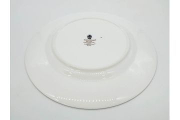 イギリス　WEDGWOOD(ウェッジウッド)　FLORENTINE TURQUOISE(フロレンティーン ターコイズ)　食卓が華やぐプレート6枚セット(グロテスク文様、フルーツ、果物、中皿、洋食器、英国)(R-081220)
