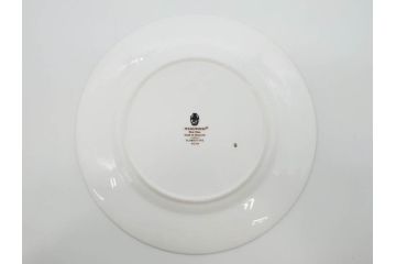 イギリス　WEDGWOOD(ウェッジウッド)　FLORENTINE TURQUOISE(フロレンティーン ターコイズ)　食卓が華やぐプレート6枚セット(グロテスク文様、フルーツ、果物、中皿、洋食器、英国)(R-081220)