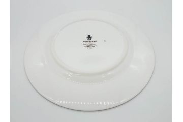 イギリス　WEDGWOOD(ウェッジウッド)　FLORENTINE TURQUOISE(フロレンティーン ターコイズ)　食卓が華やぐプレート6枚セット(グロテスク文様、フルーツ、果物、中皿、洋食器、英国)(R-081220)