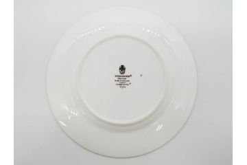 イギリス　WEDGWOOD(ウェッジウッド)　FLORENTINE TURQUOISE(フロレンティーン ターコイズ)　食卓が華やぐプレート6枚セット(グロテスク文様、フルーツ、果物、中皿、洋食器、英国)(R-081220)
