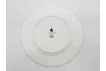 イギリス　WEDGWOOD(ウェッジウッド)　FLORENTINE TURQUOISE(フロレンティーン ターコイズ)　食卓が華やぐプレート6枚セット(グロテスク文様、フルーツ、果物、中皿、洋食器、英国)(R-081220)