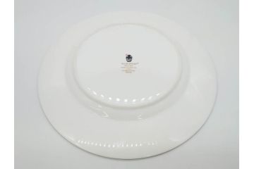 イギリス　WEDGWOOD(ウェッジウッド)　FLORENTINE TURQUOISE(フロレンティーン ターコイズ)　エキゾチックなデザインが目を引くプレート9枚セット(グロテスク文様、フルーツ、果物、中皿、洋食器、英国)(R-081222)