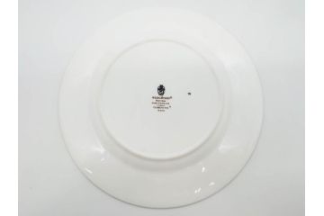 イギリス　WEDGWOOD(ウェッジウッド)　FLORENTINE TURQUOISE(フロレンティーン ターコイズ)　エキゾチックなデザインが目を引くプレート9枚セット(グロテスク文様、フルーツ、果物、中皿、洋食器、英国)(R-081222)