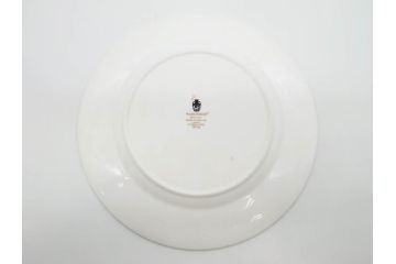 イギリス　WEDGWOOD(ウェッジウッド)　FLORENTINE TURQUOISE(フロレンティーン ターコイズ)　エキゾチックなデザインが目を引くプレート9枚セット(グロテスク文様、フルーツ、果物、中皿、洋食器、英国)(R-081222)