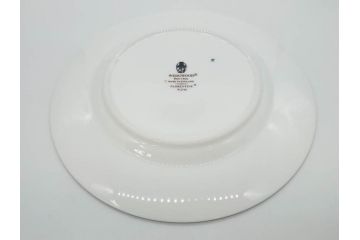 イギリス　WEDGWOOD(ウェッジウッド)　FLORENTINE TURQUOISE(フロレンティーン ターコイズ)　エキゾチックなデザインが目を引くプレート9枚セット(グロテスク文様、フルーツ、果物、中皿、洋食器、英国)(R-081222)