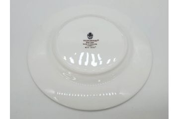 イギリス　WEDGWOOD(ウェッジウッド)　FLORENTINE TURQUOISE(フロレンティーン ターコイズ)　エキゾチックなデザインが目を引くプレート9枚セット(グロテスク文様、フルーツ、果物、中皿、洋食器、英国)(R-081222)