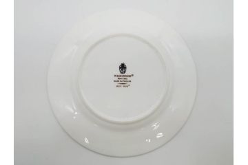 イギリス　WEDGWOOD(ウェッジウッド)　FLORENTINE TURQUOISE(フロレンティーン ターコイズ)　エキゾチックなデザインが目を引くプレート9枚セット(グロテスク文様、フルーツ、果物、中皿、洋食器、英国)(R-081222)