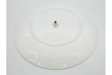 イギリス　WEDGWOOD(ウェッジウッド)　FLORENTINE TURQUOISE(フロレンティーン ターコイズ)　フォーマルで食卓が華やぐプレート3枚&スーププレート3枚セット(グロテスク文様、フルーツ、果物、スープ皿、洋食器、英国)(R-081224)