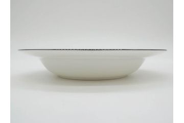 イギリス　WEDGWOOD(ウェッジウッド)　FLORENTINE TURQUOISE(フロレンティーン ターコイズ)　フォーマルで食卓が華やぐプレート3枚&スーププレート3枚セット(グロテスク文様、フルーツ、果物、スープ皿、洋食器、英国)(R-081225)