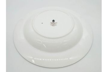 イギリス　WEDGWOOD(ウェッジウッド)　FLORENTINE TURQUOISE(フロレンティーン ターコイズ)　優雅な一時を過ごせるスーププレート6枚セット(グロテスク文様、スープ皿、深皿、洋食器、英国)(R-081226)