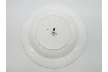 イギリス　WEDGWOOD(ウェッジウッド)　FLORENTINE TURQUOISE(フロレンティーン ターコイズ)　優雅な一時を過ごせるスーププレート6枚セット(グロテスク文様、スープ皿、深皿、洋食器、英国)(R-081226)