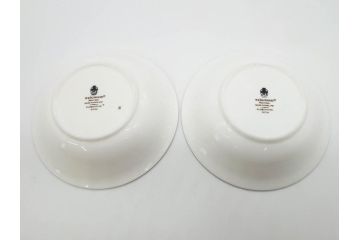 イギリス　WEDGWOOD(ウェッジウッド)　FLORENTINE TURQUOISE(フロレンティーン ターコイズ)　クラシックなデザインの気品あふれるボウル大小10枚セット(グロテスク文様、深皿、サラダボウル、サラダソーサー、洋食器、英国)(R-081228)