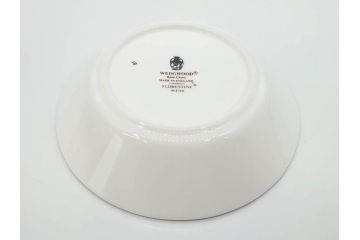 イギリス　WEDGWOOD(ウェッジウッド)　FLORENTINE TURQUOISE(フロレンティーン ターコイズ)　クラシックなデザインの気品あふれるボウル大小10枚セット(グロテスク文様、深皿、サラダボウル、サラダソーサー、洋食器、英国)(R-081228)
