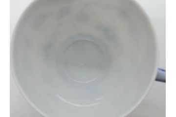 デンマーク　ROYAL COPENHAGEN(ロイヤルコペンハーゲン)　ブルーフルーテッド フルレース カップ&ソーサー/プレイン クリーマー　可憐なデザインに見惚れるC&S・クリーマーセット(コーヒー、デミタス、ミルクポット、ミルクジャー、洋食器、北欧)(R-081229)