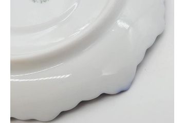 デンマーク　ROYAL COPENHAGEN(ロイヤルコペンハーゲン)　ブルーフルーテッド フルレース カップ&ソーサー/プレイン クリーマー　可憐なデザインに見惚れるC&S・クリーマーセット(コーヒー、デミタス、ミルクポット、ミルクジャー、洋食器、北欧)(R-081229)