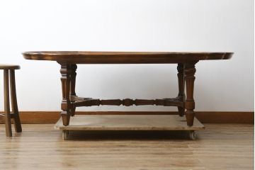 中古　DREXEL HERITAGE(ドレクセルヘリテイジ)　Cameo Classics(キャメオクラシックス)　優雅なひとときを演出するカクテルテーブル(センターテーブル、ローテーブル、リビングテーブル、カフェテーブル)(定価約60万円)(R-081239)