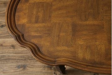 中古　DREXEL HERITAGE(ドレクセルヘリテイジ)　Cameo Classics(キャメオクラシックス)　優雅なひとときを演出するカクテルテーブル(センターテーブル、ローテーブル、リビングテーブル、カフェテーブル)(定価約60万円)(R-081239)