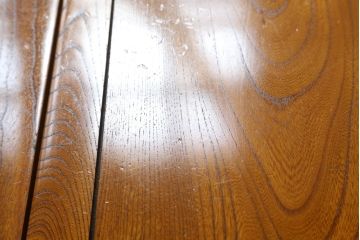 中古　欅(ケヤキ)材　上質な和空間を演出する関西火鉢(囲炉裏、座卓、木製火鉢、長火鉢、ローテーブル)(R-081240)