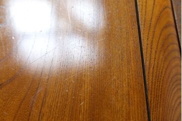中古　欅(ケヤキ)材　上質な和空間を演出する関西火鉢(囲炉裏、座卓、木製火鉢、長火鉢、ローテーブル)(R-081240)