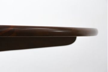 中古　美品　松本民芸家具　シックな佇まいがお洒落なラウンドテーブル(ダイニングテーブル、カフェテーブル、食卓、丸テーブル、2人掛け、4人掛け)(R-081244)