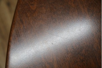 中古　美品　松本民芸家具　シックな佇まいがお洒落なラウンドテーブル(ダイニングテーブル、カフェテーブル、食卓、丸テーブル、2人掛け、4人掛け)(R-081244)