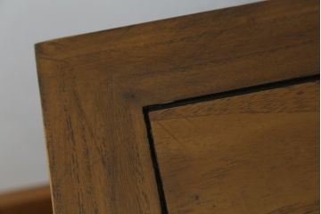 中古　李朝家具　モリジャン　アンティーク調　オリエンタルなデザインのサイドボード(サイドキャビネット、収納棚、戸棚)(R-081248)