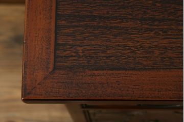 中古　美品　真鍮(しんちゅう)金具　韓国工芸家具　モリジャン　異国情緒の雰囲気漂うオリエンタルなサイドボード(収納棚、戸棚、引き出し)(R-081250)