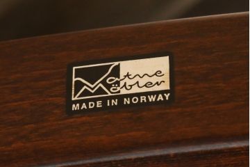 北欧ビンテージ　美品　ノルウェー　バットネ(Vatne)　スペシャル　オットマン付きは珍しい!くつろぎ感が抜群のファルコンチェアとオットマンセット(ラウンジチェア、アームレスチェア、フットスツール、椅子、イス、ヴィンテージ)(R-081252)