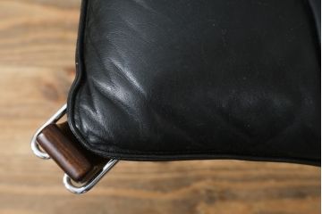 北欧ビンテージ　美品　ノルウェー　バットネ(Vatne)　スペシャル　オットマン付きは珍しい!くつろぎ感が抜群のファルコンチェアとオットマンセット(ラウンジチェア、アームレスチェア、フットスツール、椅子、イス、ヴィンテージ)(R-081252)