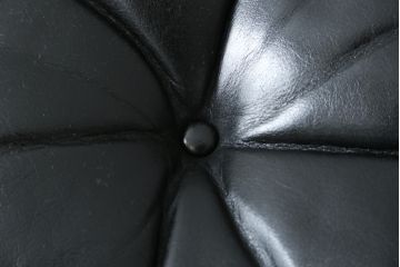北欧ビンテージ　美品　ノルウェー　バットネ(Vatne)　スペシャル　オットマン付きは珍しい!くつろぎ感が抜群のファルコンチェアとオットマンセット(ラウンジチェア、アームレスチェア、フットスツール、椅子、イス、ヴィンテージ)(R-081252)
