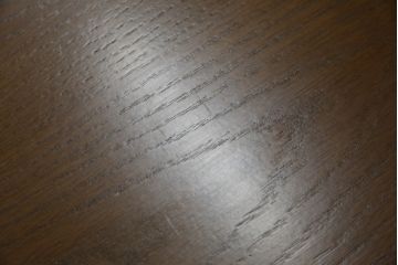 中古　オーク材　ステンドグラス入り　落ち着きのある色味と上品なデザインが魅力的なコーナーテレビボード(テレビ台、収納棚、戸棚、ローボード)(R-081255)
